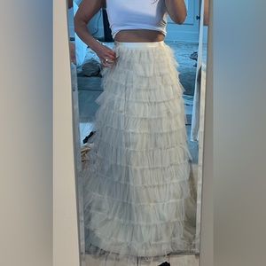 BHLDN - Hitherto Tulle Tiered Skirt